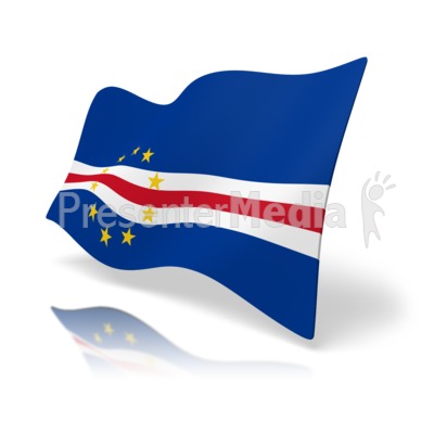 Flag Cape Verde Presentation clipart