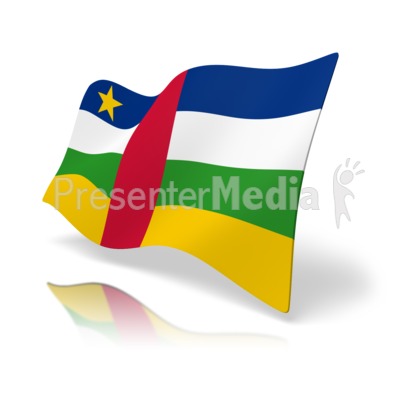 Flag Central African Republic Presentation clipart
