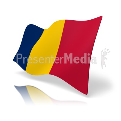 Flag Chad Presentation clipart