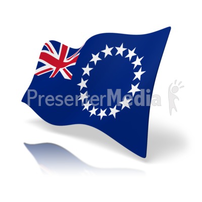 Flag Cook Islands Presentation clipart