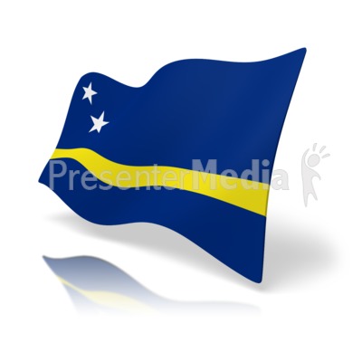 Flag Curacao Presentation clipart