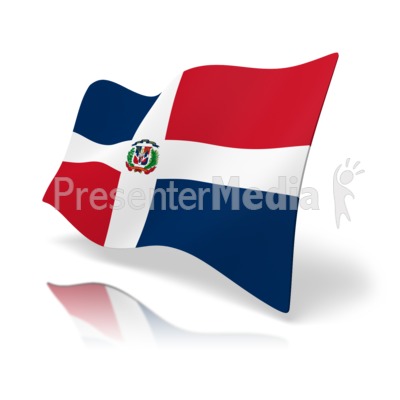 Flag Dominican Republic Presentation clipart
