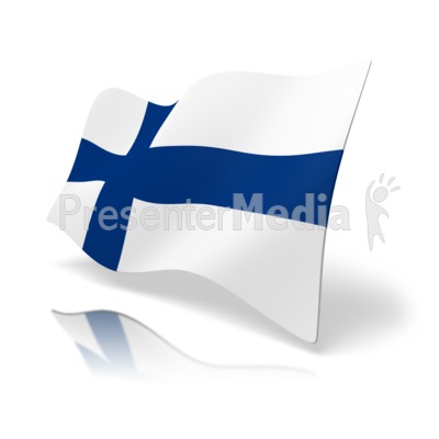 Flag Finland Presentation clipart