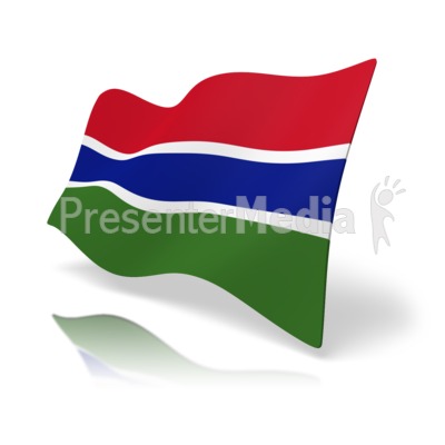 Flag Gambia Presentation clipart