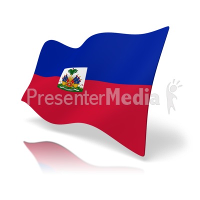 Flag Haiti Presentation clipart