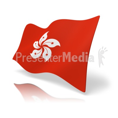 Flag Hong Kong Presentation clipart