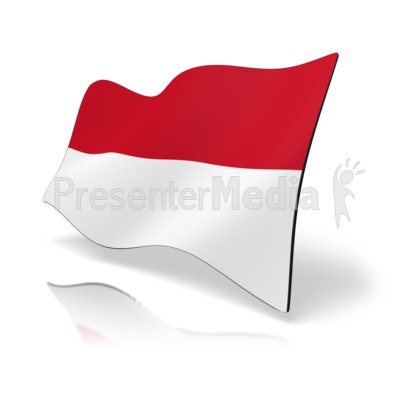 Flag Indonesia Presentation clipart