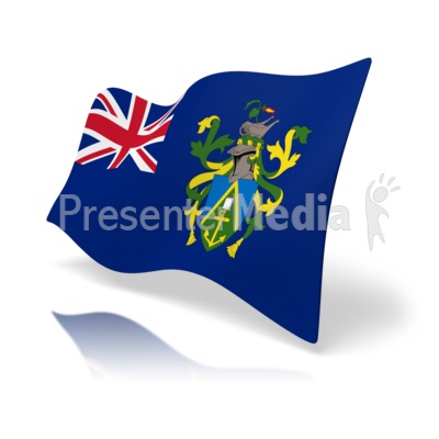 Flag Pitcairn Islands Presentation clipart