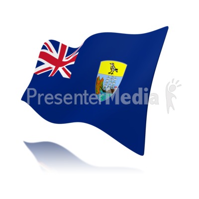 Flag Saint Helena Ascension And Tristan Presentation clipart