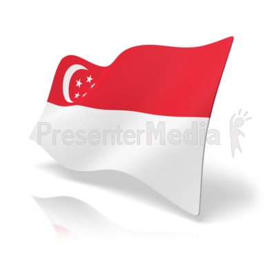Flag Singapore Presentation clipart