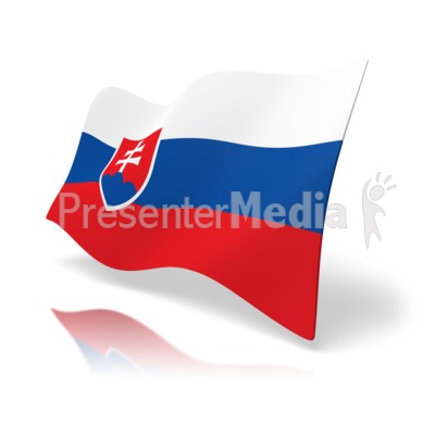Flag Slovakia Presentation clipart