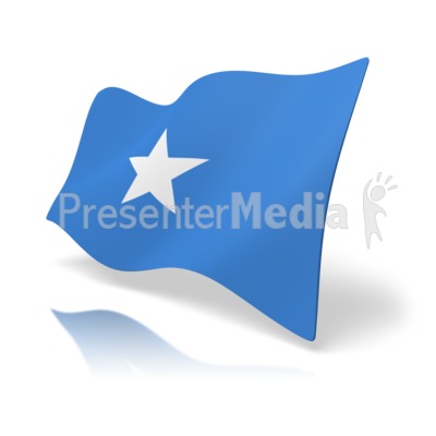 Flag Somalia Presentation clipart