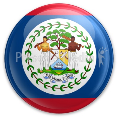Badge of Belize Presentation clipart