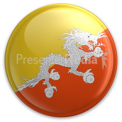 Badge of Bhutan Presentation clipart