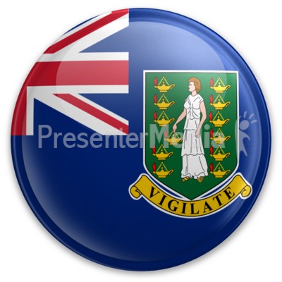 Badge of the British Virgin Islands Presentation clipart