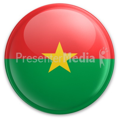 Badge of Burkina Faso Presentation clipart