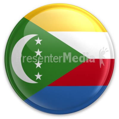 Badge of Comoros Presentation clipart