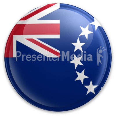 Badge of the Cook Islands Presentation clipart