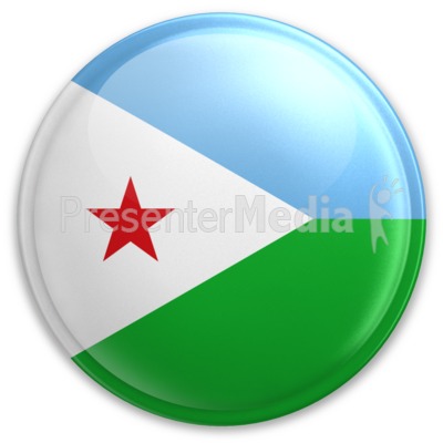 Badge of Djibouti Presentation clipart
