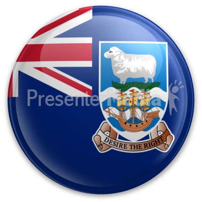 Badge of the Falkland Islands Presentation clipart