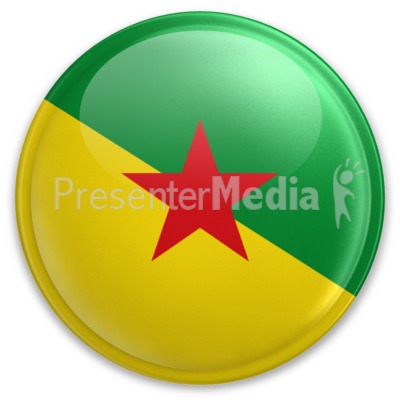 Badge of French Guiana Presentation clipart