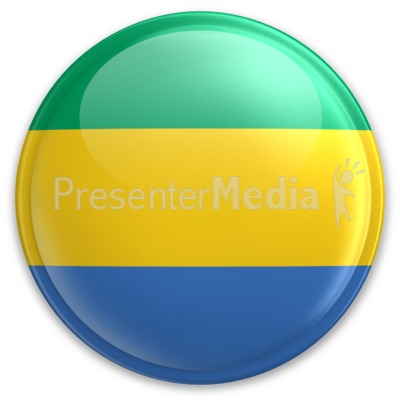 Badge of Gabon Presentation clipart