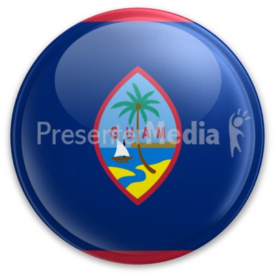 Badge of Guam Presentation clipart