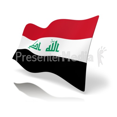 Flag Iraq Presentation clipart