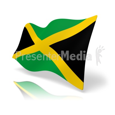 Flag Jamaica Presentation clipart