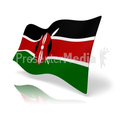 Flag Kenya Presentation clipart