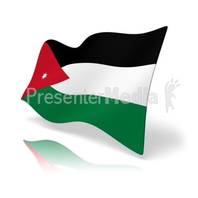 Flag Jordan Presentation clipart