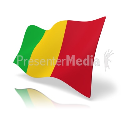 Flag Mali Presentation clipart