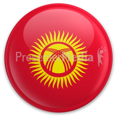 Badge of Kyrgyzstan Presentation clipart