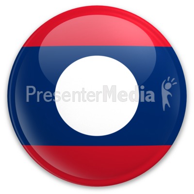 Badge of Laos Presentation clipart