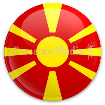 Badge of Macedonia Presentation clipart