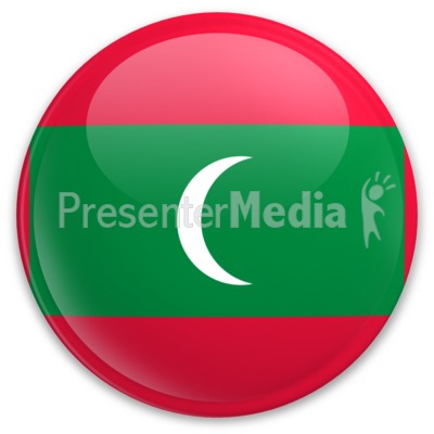 Badge of Maldives Presentation clipart