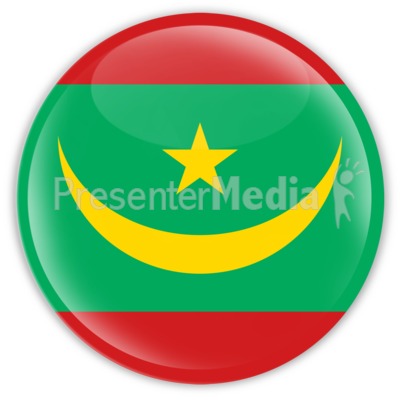 Badge of Mauritania Presentation clipart