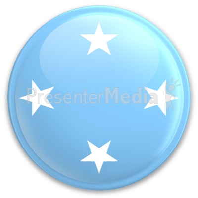 Badge of Micronesia Presentation clipart