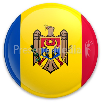 Badge of Moldova Presentation clipart