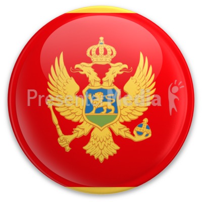 Badge of Montenegro Presentation clipart