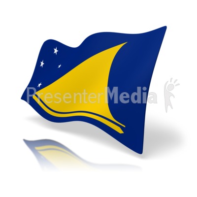Flag Tokelau Presentation clipart