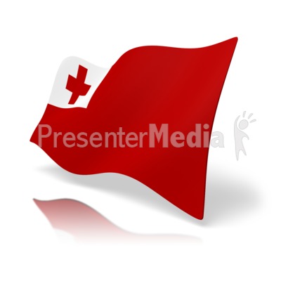 Flag Tonga Presentation clipart