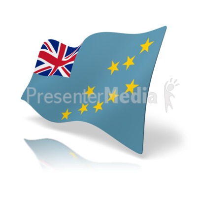 Flag Tuvalu Presentation clipart