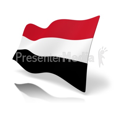 Flag Yemen Presentation clipart