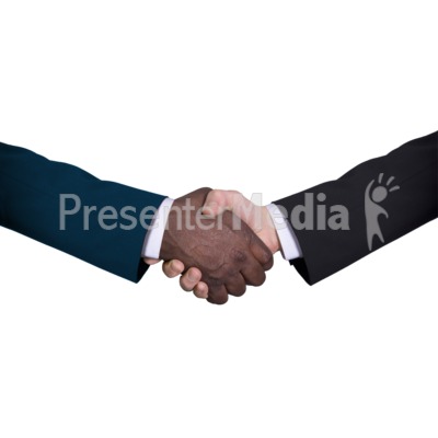 Business Diversity Handshake Presentation clipart