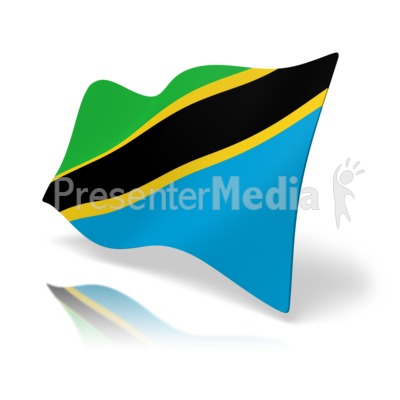 Flag Tanzania Presentation clipart