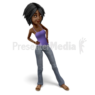 Jada Sassy Look Presentation clipart