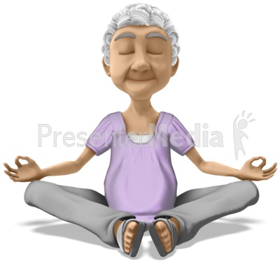 Bernice Meditate Presentation clipart