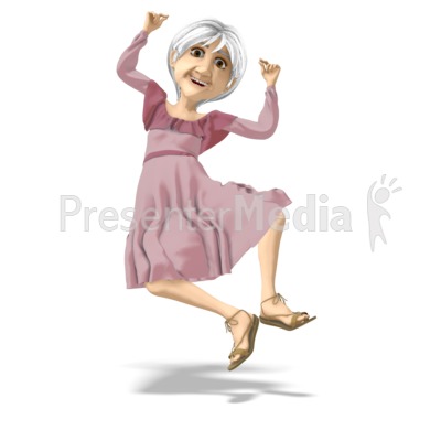 Martha Kick Heels Presentation clipart