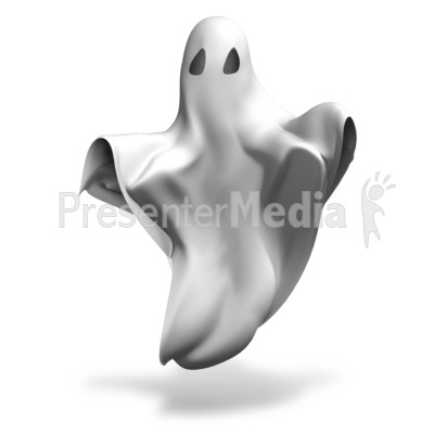Just A Ghost Presentation clipart
